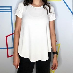 Wilfred Free White Knit Tee